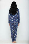 Zivame Farm Lore Knit Cotton Pyjama Set - Set Sail — thumbnail 3